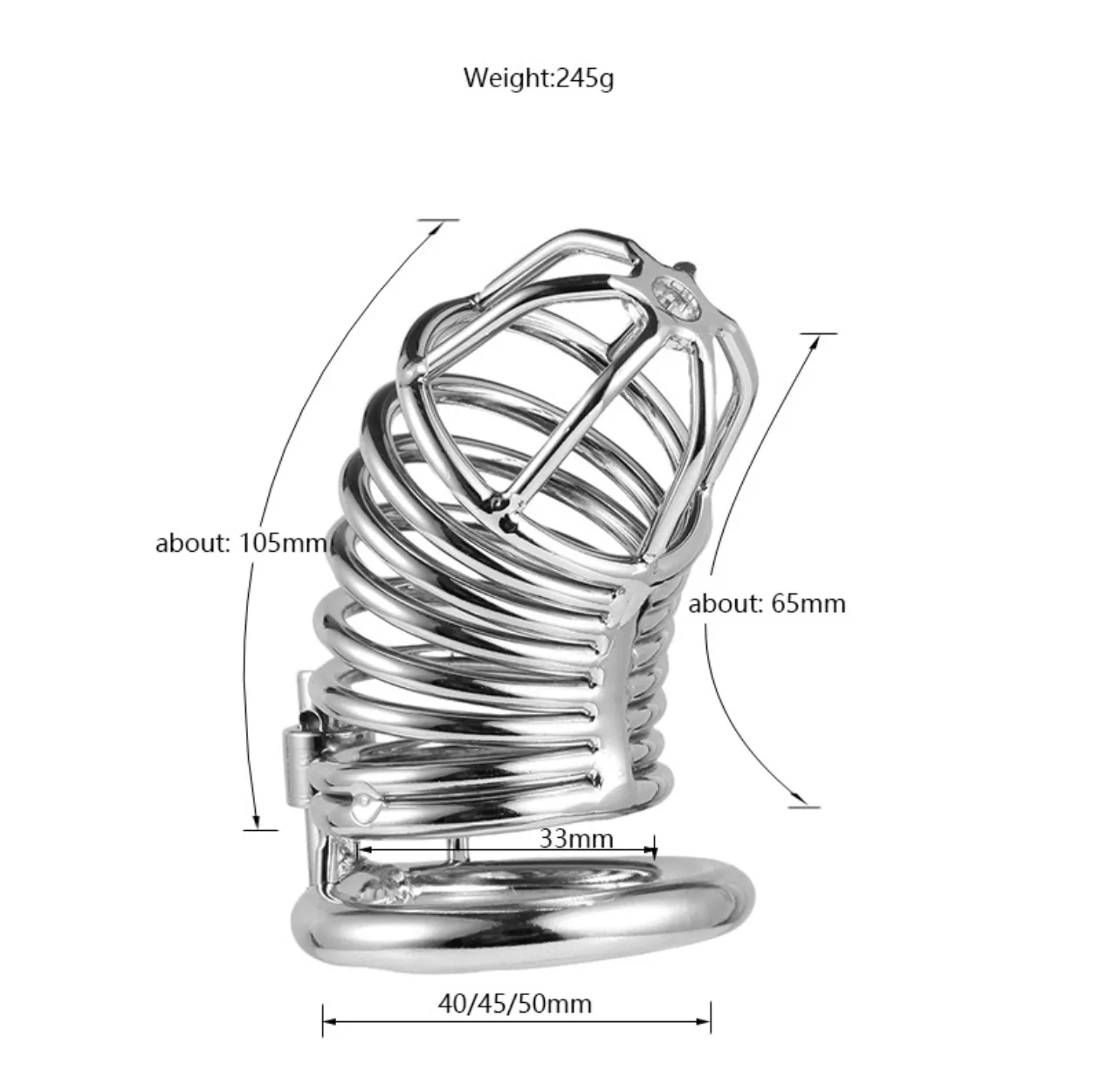 Metal Chastity Cage - Image 2